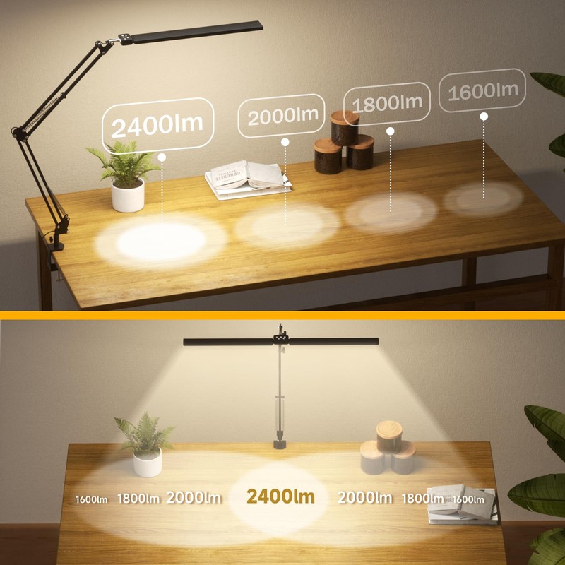 SKYLEO Led Desk Lamp for Home Office - 2400LM Ultra