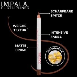 Flirt Matt Lip Liner I Lip Liner Pencil Colour 129 Caramel I Waterproof