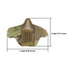 GES Tactical Foldable Half Face Mask Outdoor Equipment Mask Protective