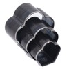 3Pcs Crown Shape Leather Punching Die Set Cutting Knife Kit