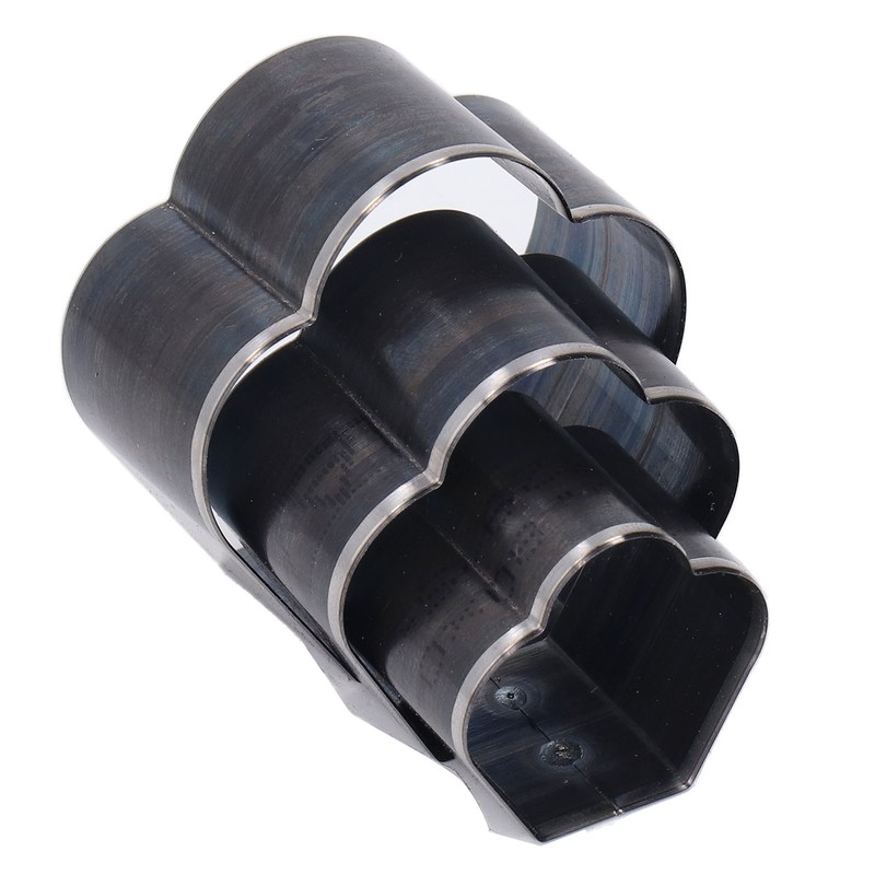 3Pcs Crown Shape Leather Punching Die Set Cutting Knife Kit
