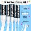 White Window Chalk Markers Pen: 6 Pack White Glass Marker,