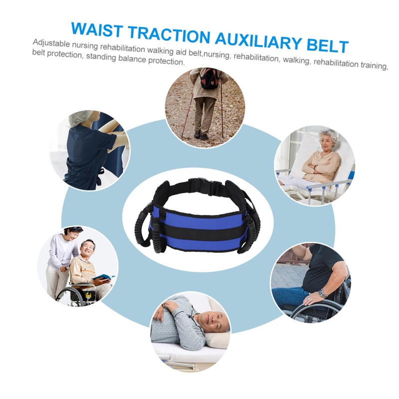 Baluue Elderly Mobility Aid Lightweight Walking Transfer Strap for Seniors