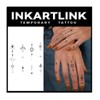 2 Sheets Starry Finger Temporary Body Art, Realistic Matte Look