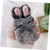 DOITOOL Rabbit Ear Plush Case for 1/2 Earphone Protective Cover