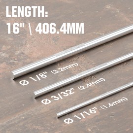 YESWELDER Aluminum TIG Welding Rod ER4043 1/16"x16" 5LB