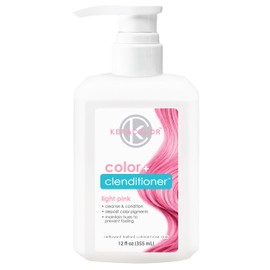 Keracolor Clenditioner LIGHT PINK Hair Dye - Semi Permanent Hair Color Depositing Conditioner, Cruelty-free, 12 Fl. Oz.