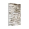 Nijuodnijir Light Switch Cover Plate Natural Beige Stone Brick Texture