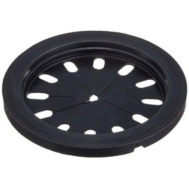 SANEI PH63-9SA Flushable Chrysanthemum Crack Lid, Hide Trash, Cut by Hand, Size Adjustment, Compatible Sizes: 5.3, 5.7, 5.9 inches (134, 145, 150 mm), Black