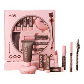 Kit De Maquillaje Completo Economico 9 Pz Tonos Claros
