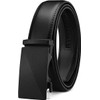CHAOREN Men's Belt, Automatic Leather Belt, Men's Ratchet for Men,