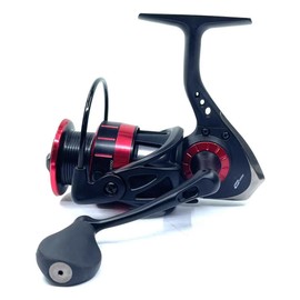 Cinnetic Black Cobra Size 3000 Spinning Reel, 7+1 Stainless Steel Ball Bearings, Carbon Fiber Body/Rotor,17.6 lb. Drag Force