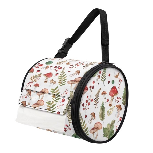 Hudotybom Hanging Toilet Paper Holder Cute Mushroom Camping Paper Towel