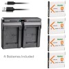 Kastar NP-BN1 BC-CSN Battery or Dual Charger for Sony Cyber-shot