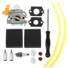 AISEN Carburetor Air Filter Tune Up kit for Ryobi RY28000 RY28005 RY28025 RY28020 CS26 RY28021 RY28040 SS26 RY28041 RY28045 26CC RY28060 RY28065 26CC Brushcutter String Trimmer
