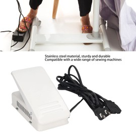 Pedal de Máquina de Coser Pedal de Máquina de Coser Brother, Controlador de Velocidad de Pedal de Máquina de Coser, Pedal de Repuesto de Acero Inoxidable Piezas de Máquina de