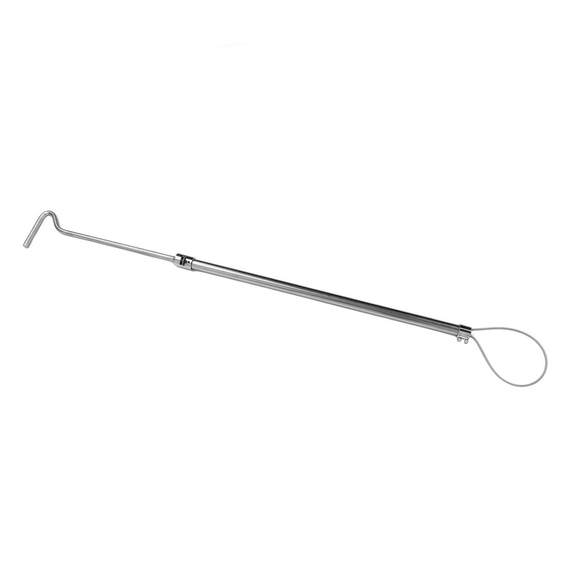 Pig Catcher Holder Stainless Steel Long Handle with Hook Animal