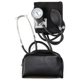 HealthSmart Manual Blood Pressure Monitor, Self Taking Blood Pressure Kit, With Standard Cuff Size 1