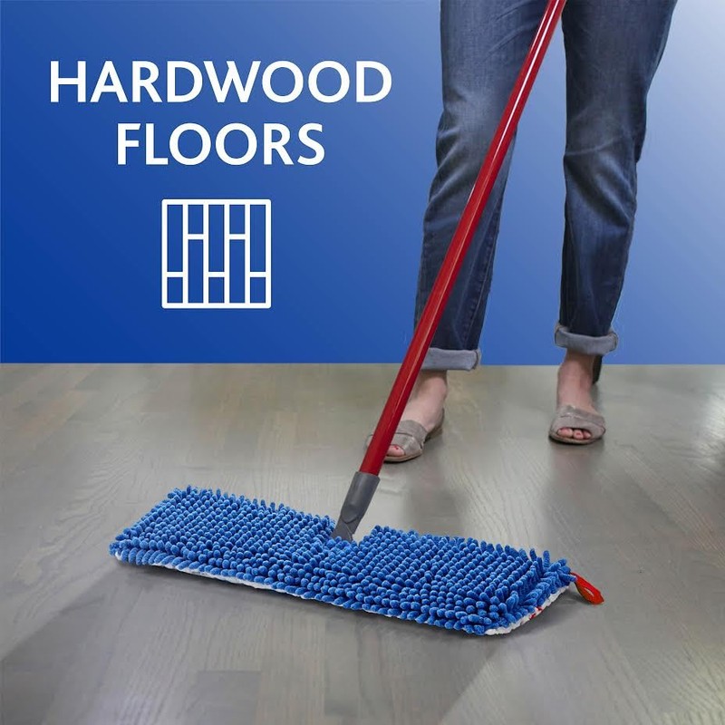 O-Cedar Hardwood Floor 'N More Microfiber 3-Action Flip Mop Refill