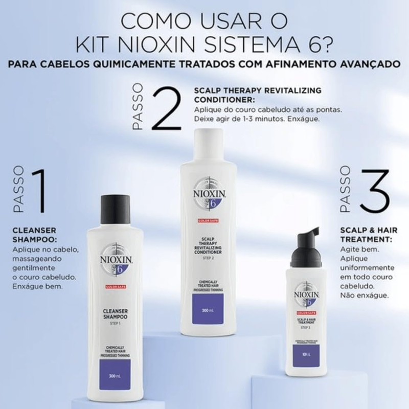 Nioxin System 6 Cleanser, 300 ml