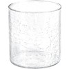 HGHYjrxfkl 1 Pack Crack Finish Glass Lamp Shade,Clear Crackle Finish