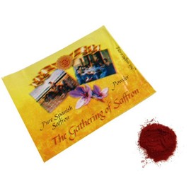 Antonio Garcia Inesta Pure Spanish Saffron Powder, Box of 50 .125 g envelopes
