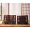 SINOBEST Book Stand with Page Clips, Foldable Reading Rest Holder,