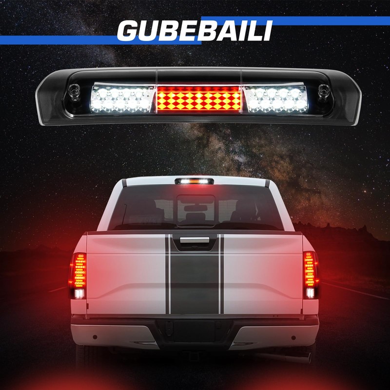 Gubebaili LED Tail Lights + Third 3rd Brake Light Fit