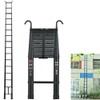 AUTOFU Telescopic Ladder Multi Purpose Ladder Portable Aluminium Ladder, 5m