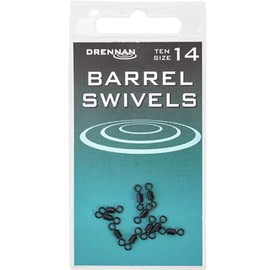 Drennan Barrel Swivels For Fishing Pack Of 10: 14