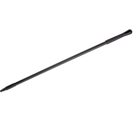SPARTA 41225EC03 Fiberglass Broom Handle, Mop Handle, Replacement Handle With Acme Threaded Tip For Commercial Cleaning, 48 Inches, Black