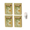 [Set] Green Note Henna, Natural Brown, 3.5 oz (100 g) (4 Piece Set (Bonus: Green Note Natural Leaf Shampoo, 1.1 fl oz (30 ml) Size))