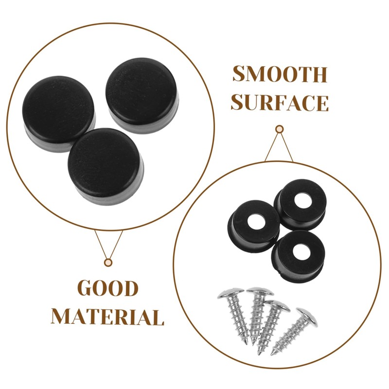 BUGUUYO 1 Set Security License Plate Screws Durable Fasteners for