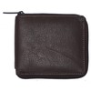 Bullz RFID Blocking Mens Leather Wallet Zip Around ID Card