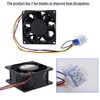 Ecumfy WR60X26866 Refrigerator Evaporator Fan Motor Compatible with GE Refrigerator