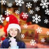 MARE House 300+pcs Snowflake Window Clings Christmas Decorations Snowflakes Window