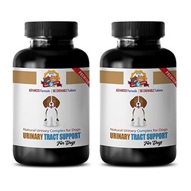 PETS HEALTH SOLUTION Dog Urinary Care - Natural Urinary Tract Support - Dog Treats - Premium Advanced Complex - Dogs Bladder Support - 180 Treats (2 Bottle)