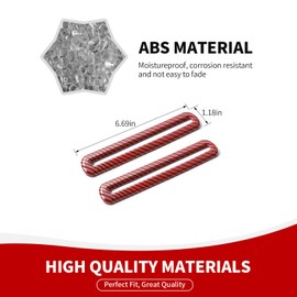 RAZPOY for Challenger Door Air Vent Trim, Door AC Air Conditioner Outlet Vent Cover Ring Compatible with 2015-2023 Dodge Challenger Interior Accessories, Red Carbon Fiber