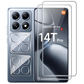 Suttkue for Xiaomi 14T Pro Screen Protector, 9H Hardness Anti-Scratch Tempered Glass flim,Anti-Scratch (2 +2PACK)