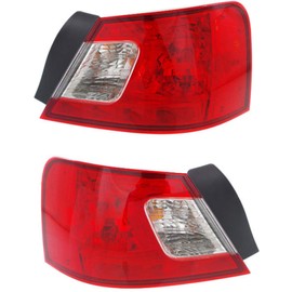 CarLights360: For 2009 2010 2011 2012 Mitsubishi Galant Tail Light Assembly Driver and Passenger Side w/Bulbs DOT Certified | MI2800134 MI2801134 | 8330A745, 8330A746
