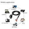 Willwewon 5Ft 1.5m 26AWG DB9 Male RS232 9 Pin Serial