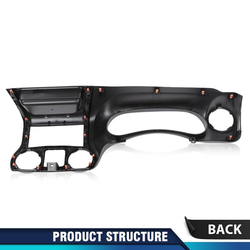 PIT66 Dash Instrument Cluster Trim Panel Bezel Compatible with 2011