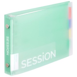 Maruman FM310-53 Loose Leaf Binder Session Mini Size, 5 Holes, Mint Green