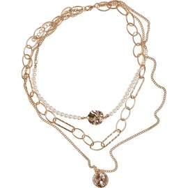 Urban Classics Ocean Layering Necklace Gold One Size, Metal, No Gemstone