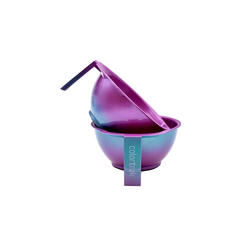 Colortrak SC Aurora Bowls, Stackable Color Bowls With Non-Slip Rubber