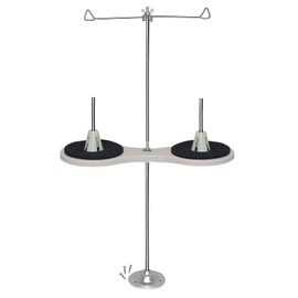 YEQIN 2 Spool Thread Stand + Metal Base for Household/Industrial Sewing Machine #228776