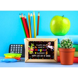 FLYAB 30PCS Happy Last Day of School Postcards for Kids Students from Teacher Magical Summer Blank Postcards for Kindergarten Preschool Teacher Supplies End of Year Student Gifts from Teacher