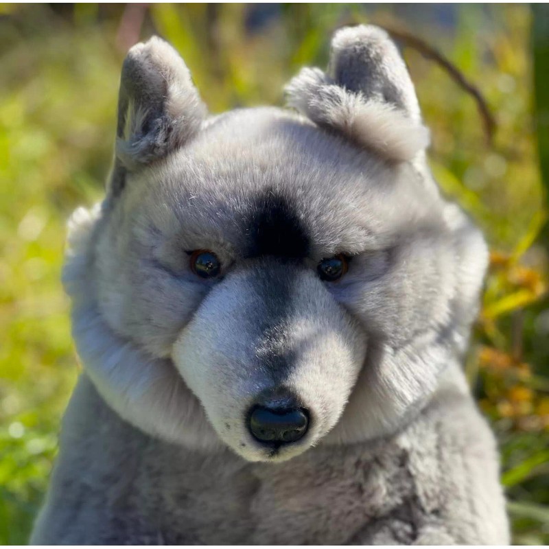 Auswella Keeweenaw Plush Grey Wolf