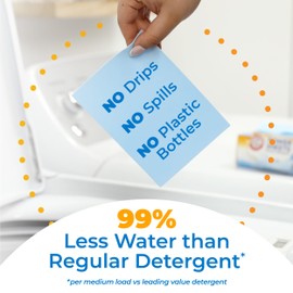 ARM & HAMMER Power Sheets Laundry Detergent, Fresh Breeze 35 ct, up to 70 small loads