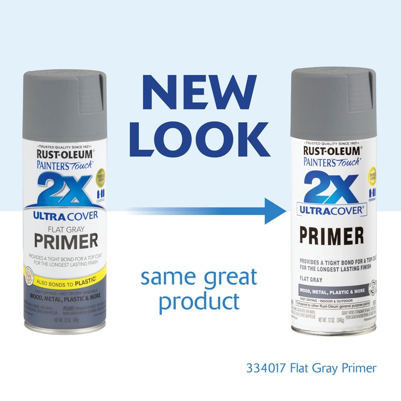 Rust-Oleum 334017-6PK Painter's Touch 2X Ultra Cover Primer Spray, 12